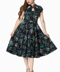 Banned Proud Peacock Cut Out Dress 8 Banned Proud Peacock Cut Out Dress -ROCKABILLY TOPS Shop proud peacock cut out dress banned 3 300x