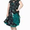 Banned Proud Peacock Cut Out Plus Size Dress -ROCKABILLY TOPS Shop proud peacock cut out plus size dress banned 300x
