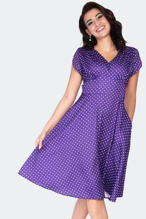 Voodoo Vixen Retro Polka Dot Dress 8 Voodoo Vixen Retro Polka Dot Dress - Image 6