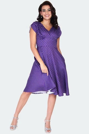 Voodoo Vixen Retro Polka Dot Dress 10 Voodoo Vixen Retro Polka Dot Dress - Image 8