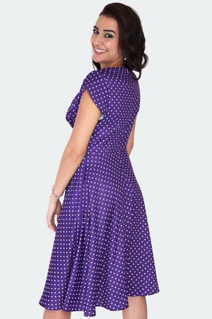 Voodoo Vixen Retro Polka Dot Dress 9 Voodoo Vixen Retro Polka Dot Dress - Image 7
