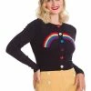 Banned Rainbow Days Ahead Cardigan -ROCKABILLY TOPS Shop rainbow days ahead cardigan banned 300x