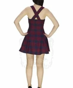 Dr Faust Red And Blue Tartan Woven Mini Dress - Ella 7 Dr Faust Red And Blue Tartan Woven Mini Dress - Ella -ROCKABILLY TOPS Shop red and blue tartan woven mini dress ella dr faust 2 300x