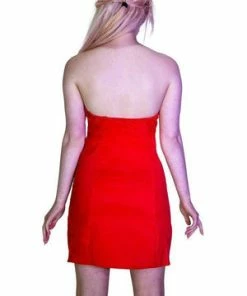 Dr Faust Red Party Lace-Up Mini Dress - Jana 6 Dr Faust Red Party Lace-Up Mini Dress - Jana -ROCKABILLY TOPS Shop red party lace up mini dress jana dr faust 2 300x