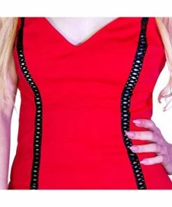 Dr Faust Red Party Lace-Up Mini Dress - Jana 7 Dr Faust Red Party Lace-Up Mini Dress - Jana -ROCKABILLY TOPS Shop red party lace up mini dress jana dr faust 3 300x