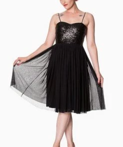 Banned Retro Love Midi Dress 8 Banned Retro Love Midi Dress -ROCKABILLY TOPS Shop retro love midi dress banned 3 300x