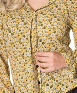 Banned Ruffle My Feathers Blouse -ROCKABILLY TOPS Shop ruffle my feathers blouse banned 2 300x