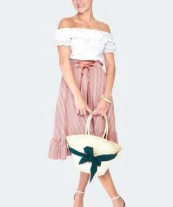 Voodoo Vixen Ruffle Neck Milkmaid Top -ROCKABILLY TOPS Shop ruffle neck milkmaid top tpa 2545 03.1419 300x