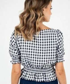 Voodoo Vixen Sadie Gingham Top 21 Voodoo Vixen Sadie Gingham Top -ROCKABILLY TOPS Shop sadie gingham top voodoo vixen 7 300x