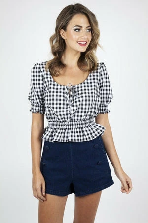 Voodoo Vixen Sadie Gingham Top 10 Voodoo Vixen Sadie Gingham Top - Image 8