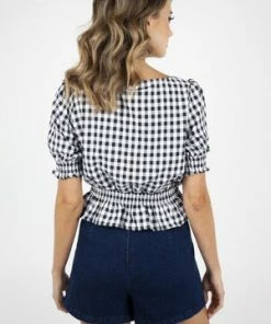 Voodoo Vixen Sadie Gingham Top 23 Voodoo Vixen Sadie Gingham Top -ROCKABILLY TOPS Shop sadie gingham top voodoo vixen 9 300x