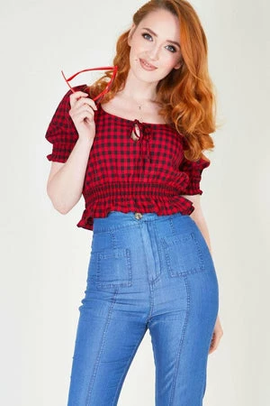 Voodoo Vixen Sadie Gingham Top 12 Voodoo Vixen Sadie Gingham Top - Image 10