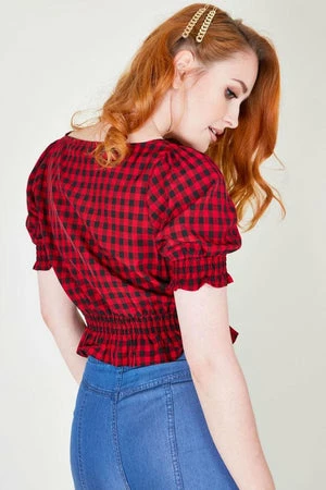 Voodoo Vixen Sadie Gingham Top 13 Voodoo Vixen Sadie Gingham Top - Image 11
