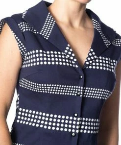 Banned Sail Away Blouse 8 Banned Sail Away Blouse -ROCKABILLY TOPS Shop sail away blouse banned 3 300x