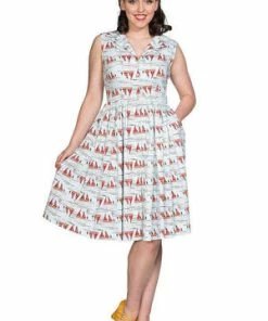 Banned Sail Away Collar Dress -ROCKABILLY TOPS Shop sail away collar dress banned 3 300x