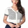 Banned Sailor Stripe Tie Top -ROCKABILLY TOPS Shop sailor stripe tie top banned 300x