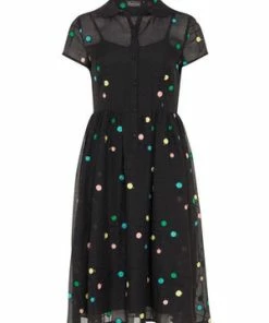 Voodoo Vixen Sallie 50s Flared Dress 11 Voodoo Vixen Sallie 50s Flared Dress -ROCKABILLY TOPS Shop sallie 50s flared dress voodoo vixen 5 300x