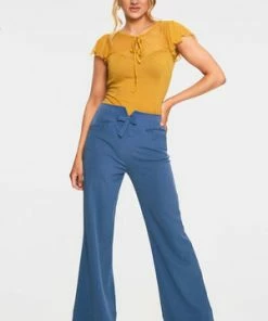 Voodoo Vixen Samantha Polka Mesh Top -ROCKABILLY TOPS Shop samantha mustard mesh top tpa 2470 03.1077 300x