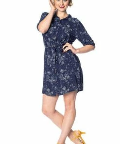 Banned Santorini Dreams Relaxed Shirtdress -ROCKABILLY TOPS Shop santorini dreams relaxed shirtdress banned 8 300x