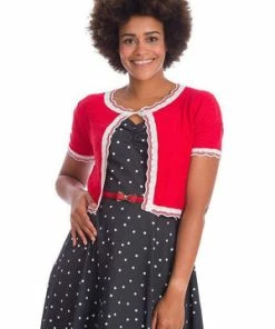 Banned Sasha Scallop Bolero 12 Banned Sasha Scallop Bolero -ROCKABILLY TOPS Shop sasha scallop bolero banned 5 300x