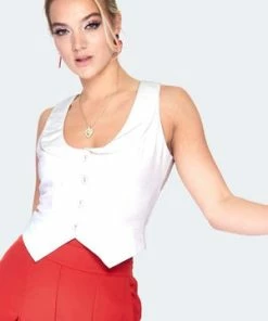 Voodoo Vixen Scoop Neck Vest -ROCKABILLY TOPS Shop scoop neck vest tpa 2473 02.1385 300x