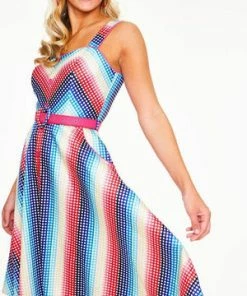Voodoo Vixen Serene Rainbow Gingham Flare Dress With Pleated Bustline 10 Voodoo Vixen Serene Rainbow Gingham Flare Dress With Pleated Bustline -ROCKABILLY TOPS Shop serene rainbow gingham flare dress with pleated bustline voodoo vixen 4 300x