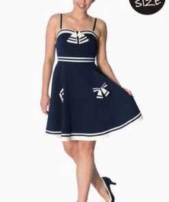Banned Set Sail Strappy Dress 11 Banned Set Sail Strappy Dress -ROCKABILLY TOPS Shop set sail strappy dress banned 5 300x