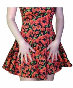 Dr Faust Shiny Red Apples Black Mini Dress - Leanne 7 Dr Faust Shiny Red Apples Black Mini Dress - Leanne -ROCKABILLY TOPS Shop shiny red apples black mini dress leanne dr faust 3 300x