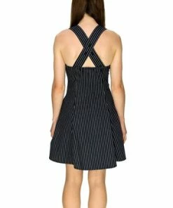 Dr Faust Slimming Pinstripe Black & White Mini Dress - Gia 8 Dr Faust Slimming Pinstripe Black & White Mini Dress - Gia -ROCKABILLY TOPS Shop slimming pinstripe black white mini dress gia dr faust 2 300x