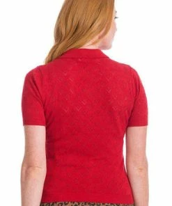 Banned Smart Love Hearts Knit Top 14 Banned Smart Love Hearts Knit Top -ROCKABILLY TOPS Shop smart love hearts knit top banned 2 300x