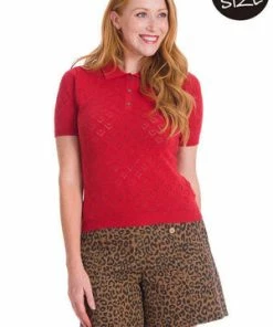 Banned Smart Love Hearts Knit Top 16 Banned Smart Love Hearts Knit Top -ROCKABILLY TOPS Shop smart love hearts knit top banned 4 300x