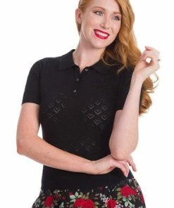 Banned Smart Love Hearts Knit Top 17 Banned Smart Love Hearts Knit Top -ROCKABILLY TOPS Shop smart love hearts knit top banned 5 300x
