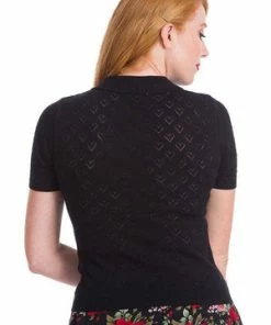 Banned Smart Love Hearts Knit Top 18 Banned Smart Love Hearts Knit Top -ROCKABILLY TOPS Shop smart love hearts knit top banned 6 300x