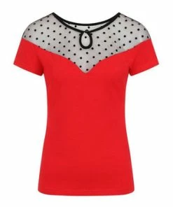 Banned Smoulder Top -ROCKABILLY TOPS Shop smoulder top banned 6 300x