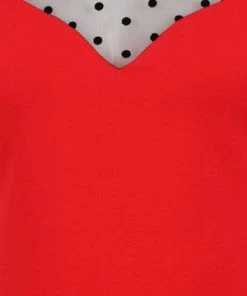 Banned Smoulder Top -ROCKABILLY TOPS Shop smoulder top banned 8 300x