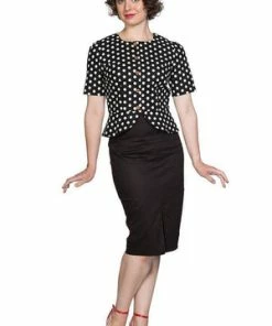 Banned Spotlight Blouse -ROCKABILLY TOPS Shop spotlight blouse banned 12 300x