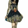 Dr Faust Stained Windows Pattern Jesus Mini Dress - Jillian -ROCKABILLY TOPS Shop stained windows pattern jesus mini dress jillian dr faust 300x