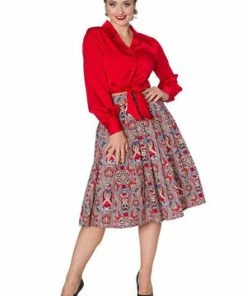 Banned Suave Blouse -ROCKABILLY TOPS Shop suave blouse banned 6 300x