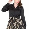 Banned Suave Blouse 2 Banned Suave Blouse -ROCKABILLY TOPS Shop suave blouse banned 300x