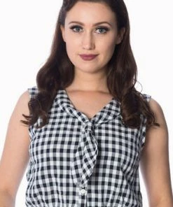 Banned Summer Breeze Tie Top -ROCKABILLY TOPS Shop summer breeze tie top banned 5 300x