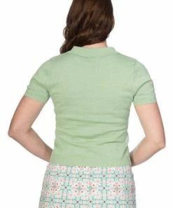 Banned Summer Polo Girl -ROCKABILLY TOPS Shop summer polo girl banned 5 300x