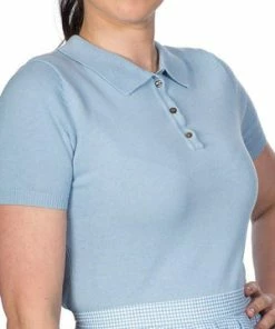 Banned Summer Polo Girl -ROCKABILLY TOPS Shop summer polo girl banned 9 300x