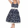 Banned Summer Swan Flare Dress 2 Banned Summer Swan Flare Dress -ROCKABILLY TOPS Shop summer swan flare dress banned 300x