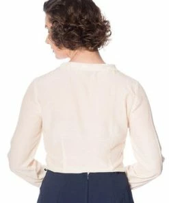 Banned The Betty Ruffle Blouse -ROCKABILLY TOPS Shop the betty ruffle blouse banned 2 300x