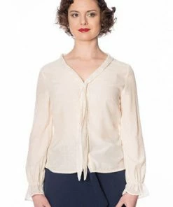 Banned The Betty Ruffle Blouse -ROCKABILLY TOPS Shop the betty ruffle blouse banned 4 300x