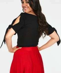 Voodoo Vixen Benny Cowl Neck Top -ROCKABILLY TOPS Shop tpa 2158 bi 05 2 300x