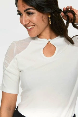 Voodoo Vixen Camden Soft To Touch Blouse 6 Voodoo Vixen Camden Soft To Touch Blouse - Image 4