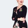 Voodoo Vixen Tropical Flamingo Emb Cardigan -ROCKABILLY TOPS Shop tropical flamingo emb cardigan caa 3608 01.1364 300x