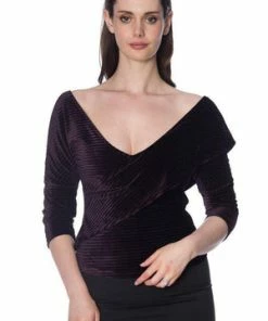 Banned Vera Velvet Top