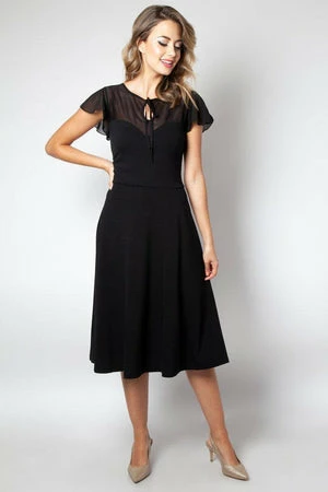 Voodoo Vixen Victoria Flutter Sleeve Dress 9 Voodoo Vixen Victoria Flutter Sleeve Dress - Image 7